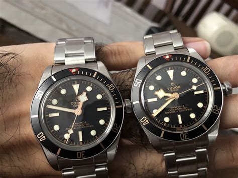 tudor black gen vs replica enpeices|Tudor Black Bay Eifty.